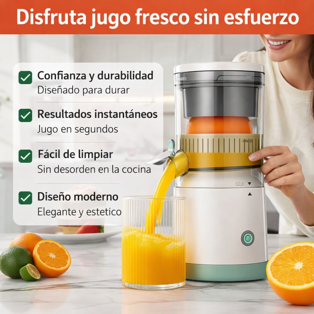 Exprimidor de jugo inalámbrico