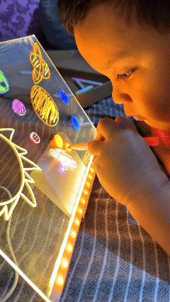 Pizarra Magica 20cm X 30cm Luz Led usb