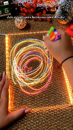 Pizarra Magica 20cm X 30cm Luz Led usb