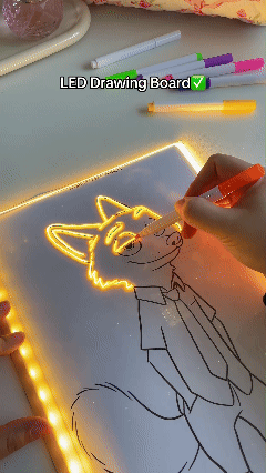 Pizarra Magica 20cm X 30cm Luz Led usb