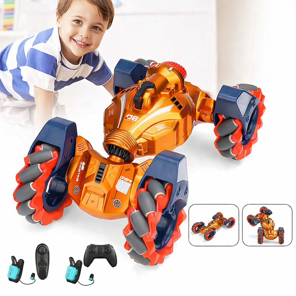 Auto Teledirigido con Control por Gestos – 4x4, Acrobacias 360° y Luces LED